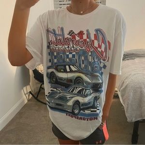 OVERSIZED CHEVY CORVETTE VINTAGE TEE NWT